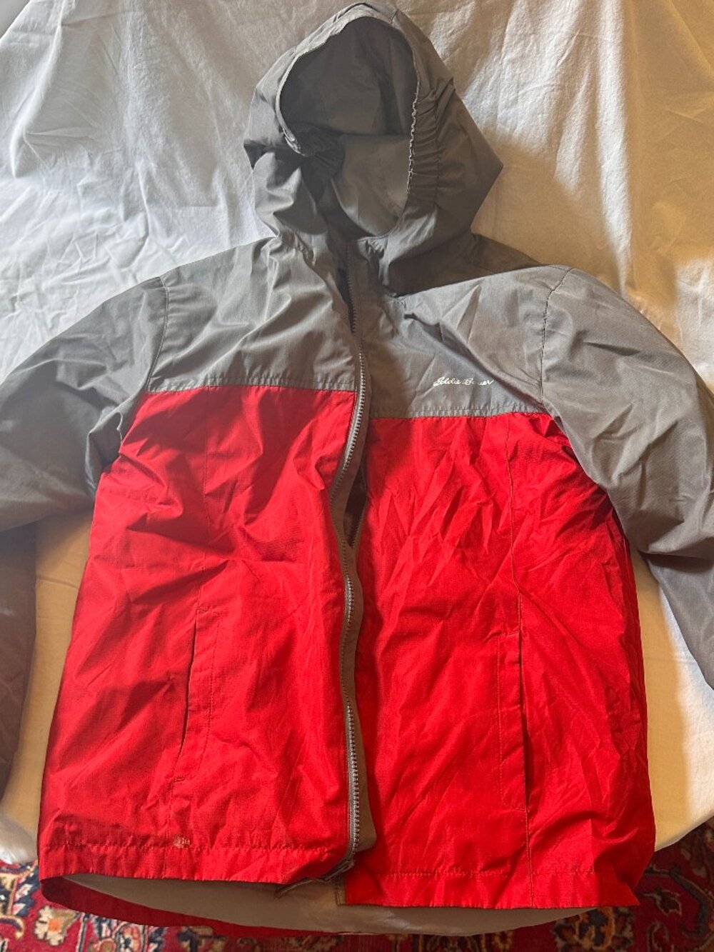 Eddie Bauer 3 in 1 rain jacket with removable fleece liner